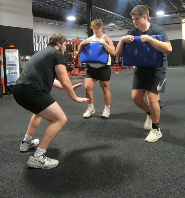 college prep offensive line